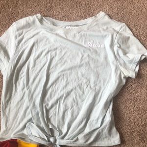 Kendall and Kylie baby blue babe shirt